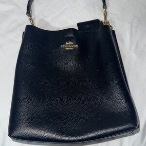 Black Coach Mollie Bucket Bag 22
